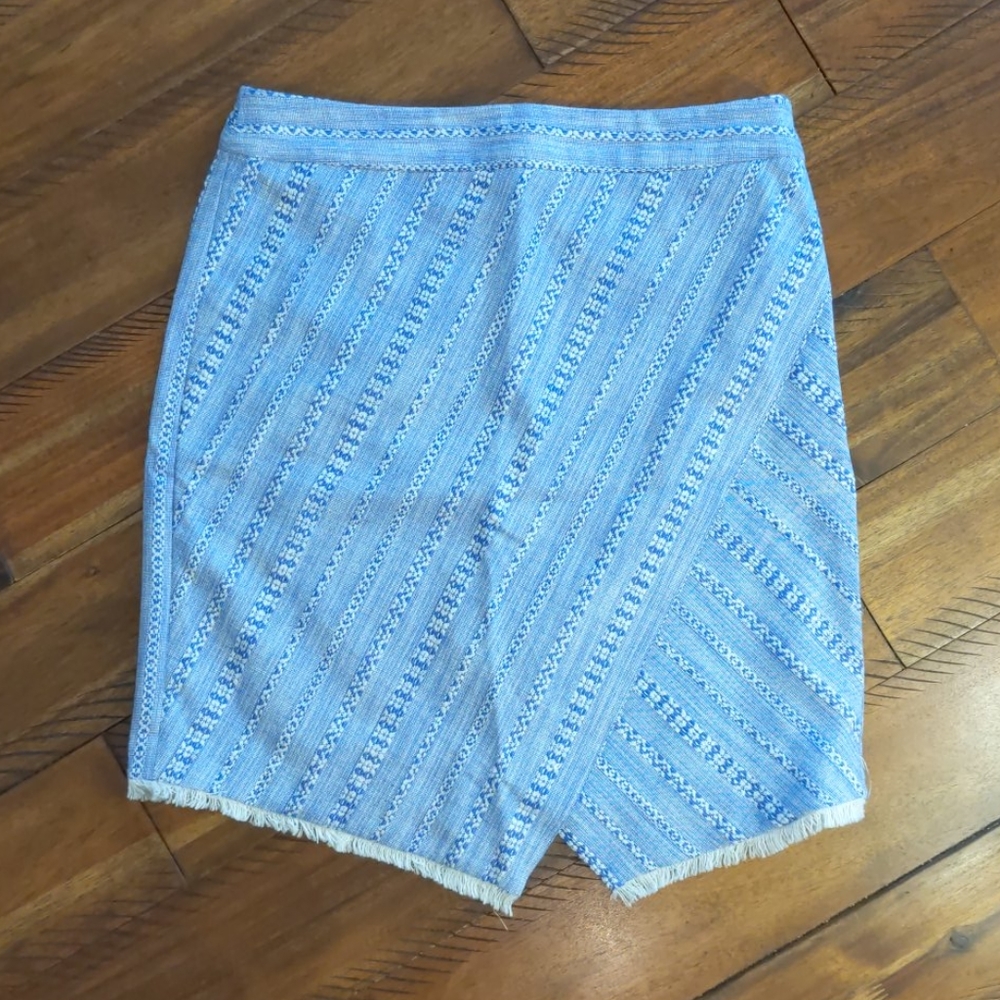 Anne Taylor Loft Woven Printed Skirt
